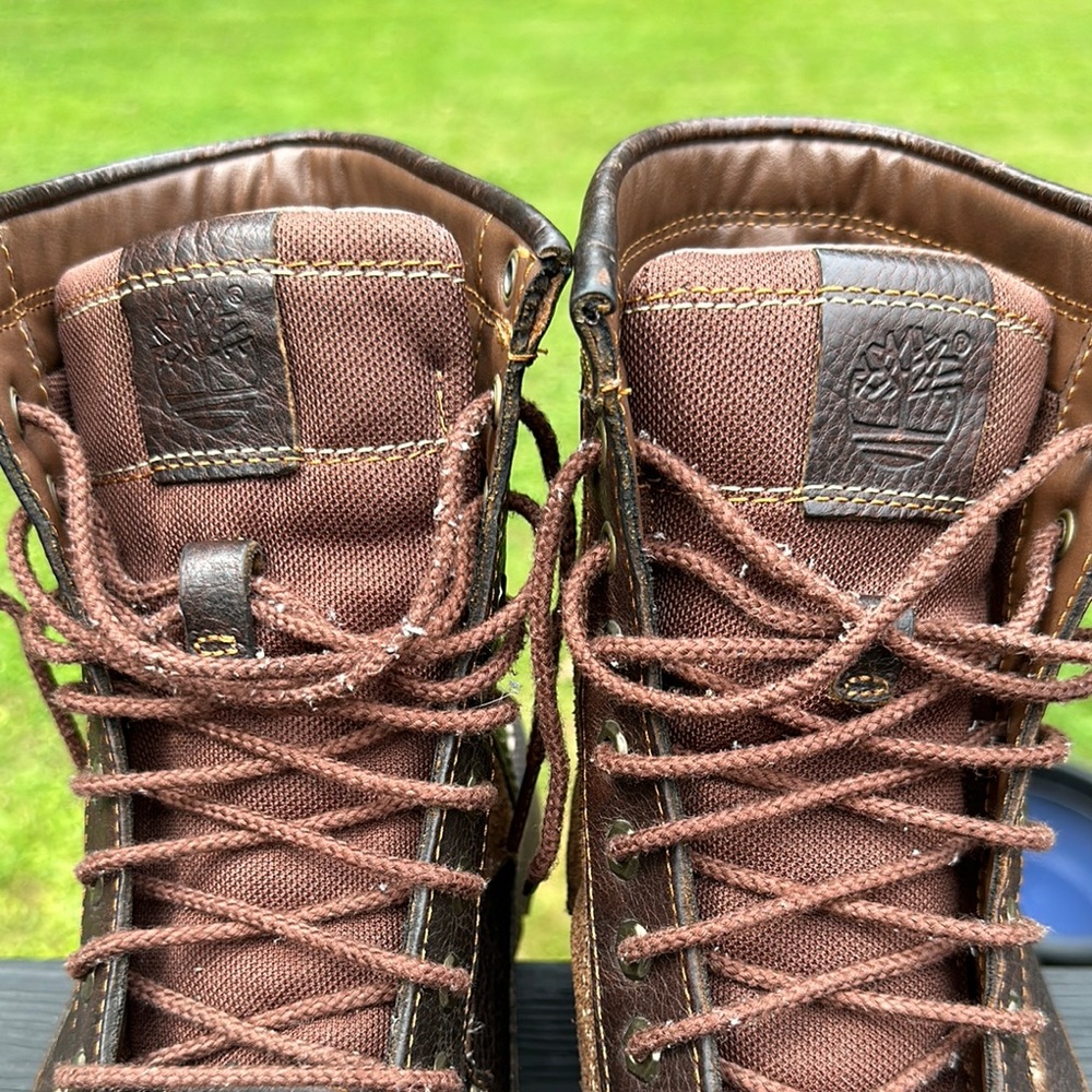 Timberland Men's Brown and Tan Leather Boots - Picture 10 of 14